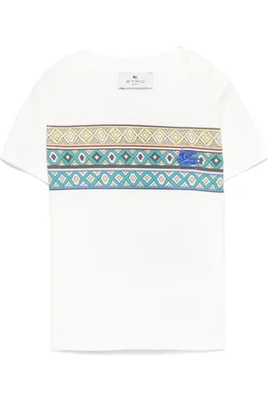 Etro Playera con estampado geométrico