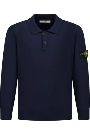 Stone Island Playera tipo polo con distintivo Compass