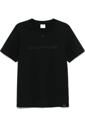 Courrèges Playera con logo estampado