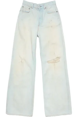 Acne Studios Jeans con efecto envejecido