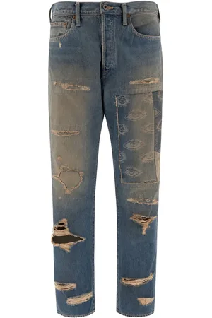 KAPITAL Jeans con motivo eye