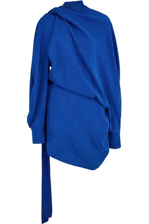 Salvatore Ferragamo Vestido corto con diseño asimétrico