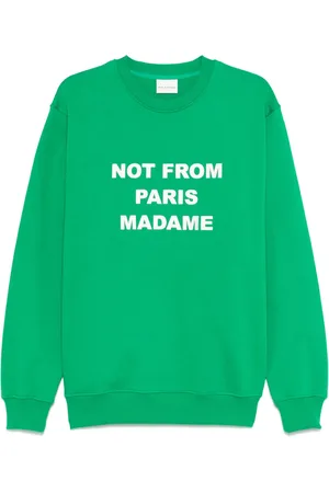 Drôle de Monsieur Sudadera con eslogan bordado
