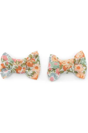 BONPOINT Pack de dos clips para el cabello con estampado floral