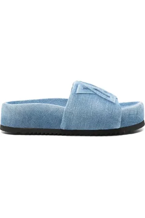 vic matiè Flip flops de mezclilla