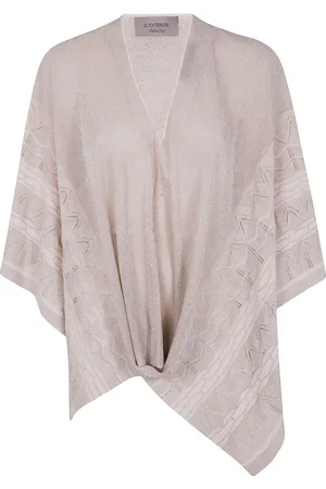 D.EXTERIOR Top tejido con cuello en V