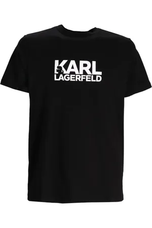 Karl Lagerfeld Playera con logo estampado