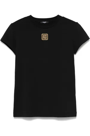Balmain Playera con logo bordado