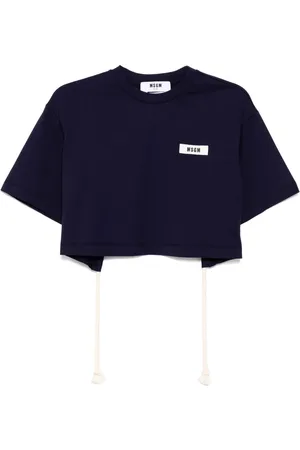 Msgm Playera con parche del logo