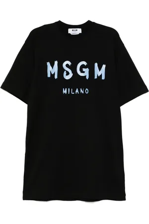 Msgm Vestido corto estilo playera