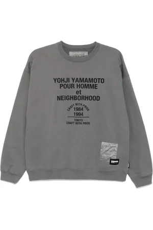 YOHJI YAMAMOTO Sudadera estampada de manga larga de x Neighborhood