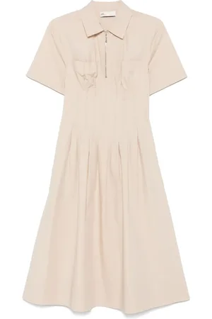 Tory Burch Vestido de popelina con pinzas