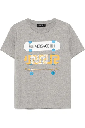 VERSACE Playera con estampado Skater