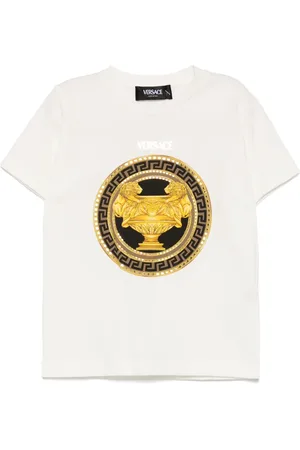 VERSACE Playera con logo estampado