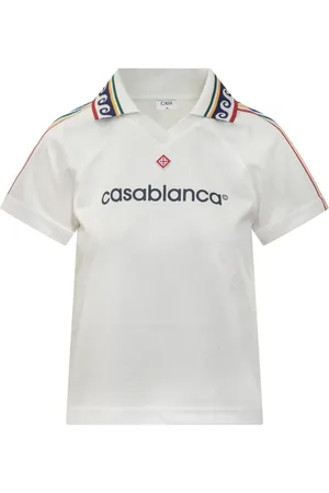 Casablanca Playera tipo polo con logo estampado