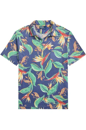 Ralph Lauren Playera tipo polo con estampado floral