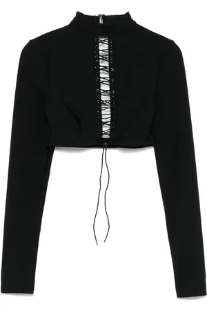 MAISON CLOSE Top con espalda abierta