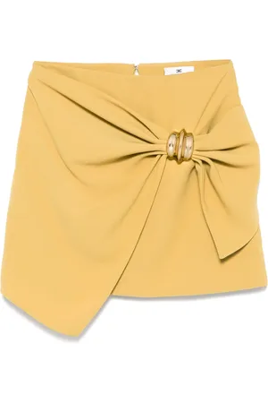 Elisabetta Franchi Falda corta con moño macro