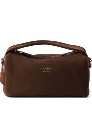 Prada Bolsa de hombro de gamuza