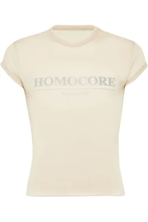 Dsquared2 Playera con texto estampado