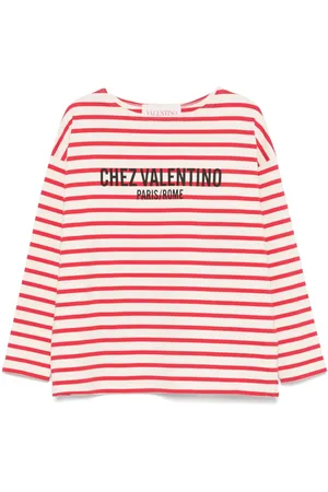 VALENTINO GARAVANI Playera con motivo de rayas