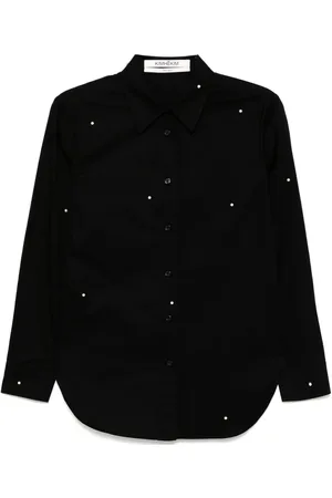 KIMHEKIM Camisa con detalles de perlas