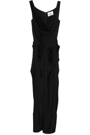 Vivienne Westwood Vestido midi con detalle fruncido