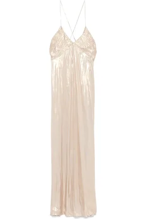 Zadig & Voltaire Slip dress metalizado