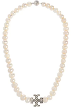 Tory Burch Collar con detalle de perlas