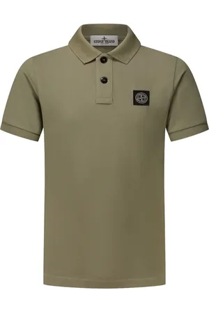 Stone Island Playera tipo polo con motivo Compass