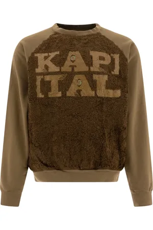 KAPITAL Sudadera con detalle de pelo artificial