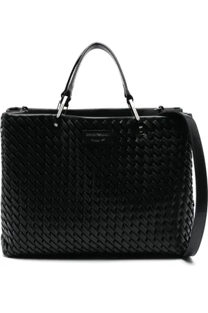 Emporio Armani Tote con diseño entretejido