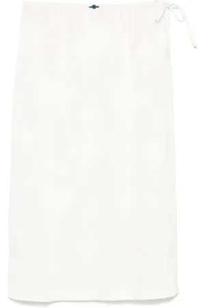 CORDERA Falda midi con motivo floral en jacquard