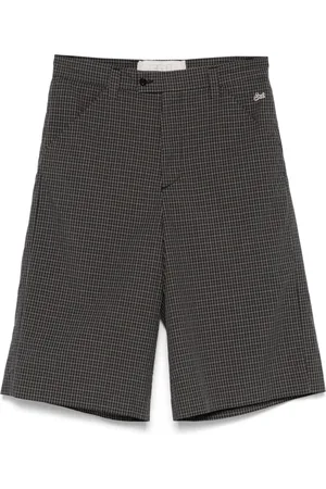 ERL Shorts con cuadros estampados