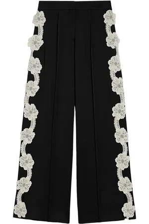 Jil Sander Pantalones con diseño bordado
