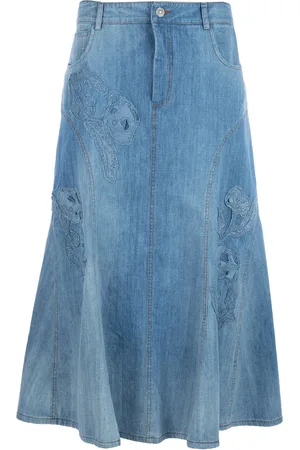 ERMANNO SCERVINO Falda midi acampanada