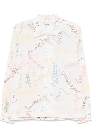 BODE Camisa Signature Scrawl