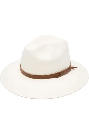 Kiton Sombrero fedora de paja
