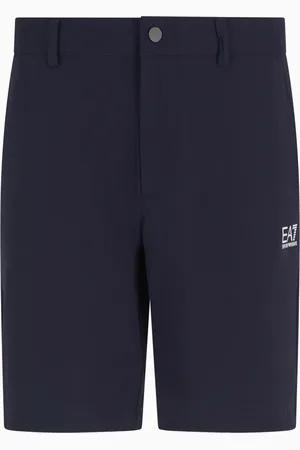 EA7 Bermudas con logo estampado