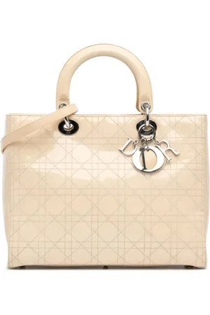 Dior Bolsa satchel Large Patent Cannage Lady Dior 2004