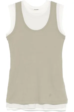 Jil Sander Camiseta a capas