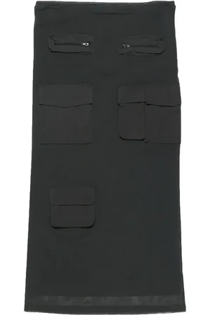 Acne Studios Falda cargo de malla