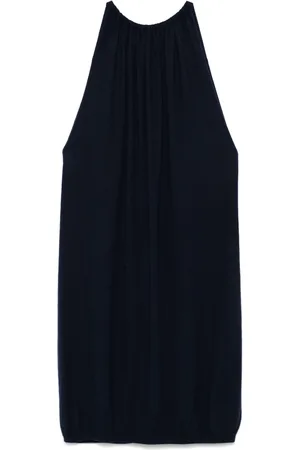Frenckenberger Vestido midi con diseño drapeado
