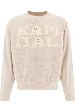 KAPITAL Sudadera con logo en jacquard