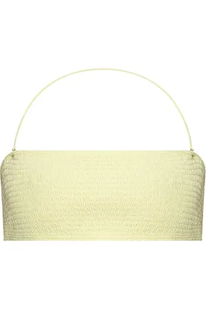 Tory Burch Top de bikini fruncido