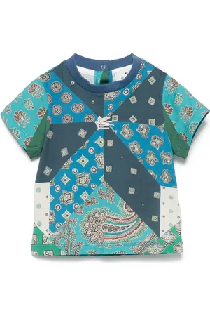 Etro Playera con estampado de cachemira
