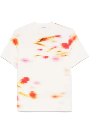 Salvatore Ferragamo Playera con estampado floral