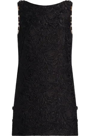 Dolce & Gabbana Vestido corto con bordado floral