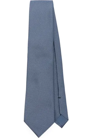 Tom Ford Corbata de seda con motivo en jacquard