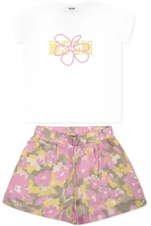 Msgm Set de shorts con estampado floral